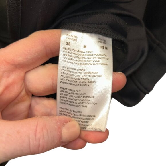 Bogner Sports German black 3/4 apres ski Silver DRAGON jacket M - Picture 5 of 6